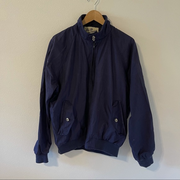 Sears Jackets & Coats Vintage Sears Roebuck Blue Zipper Jacket Plaid Lining Mesh Ventlarge